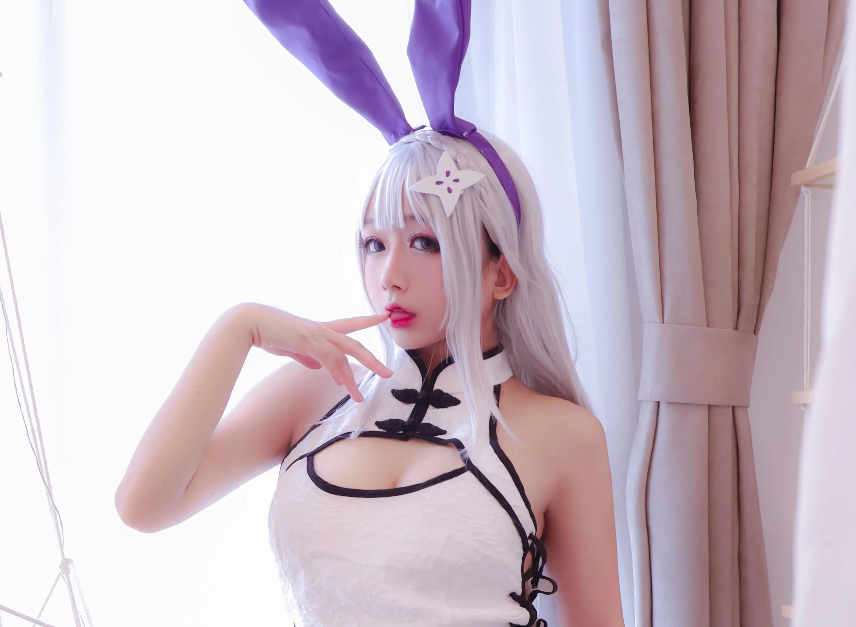 日奈娇 – NO.06 白旗袍 [42P]插图6